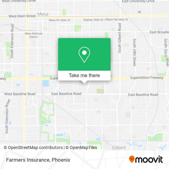 Farmers Insurance map