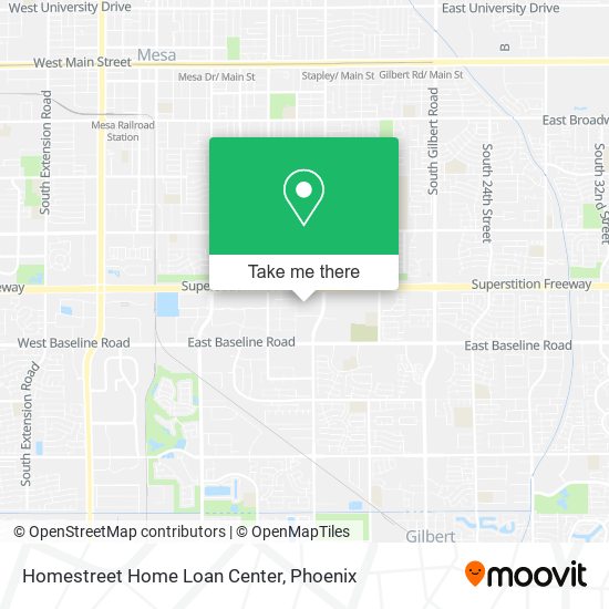 Homestreet Home Loan Center map