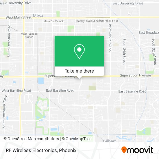 Mapa de RF Wireless Electronics