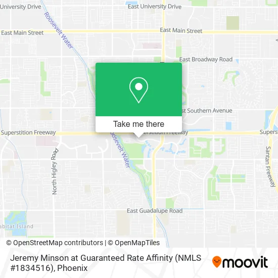 Jeremy Minson at Guaranteed Rate Affinity (NMLS #1834516) map