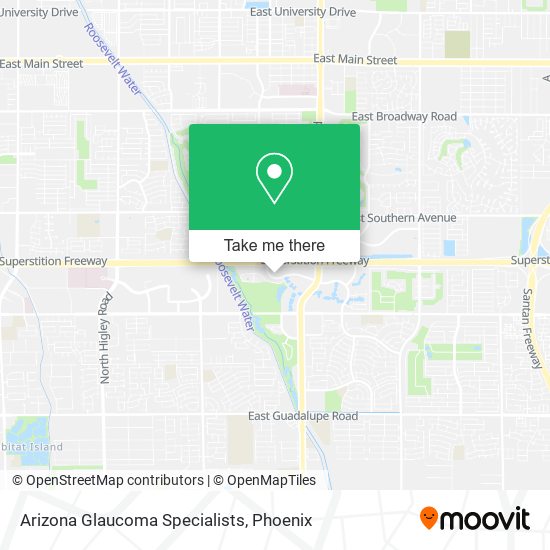 Mapa de Arizona Glaucoma Specialists