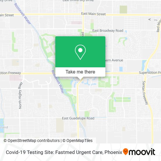 Covid-19 Testing Site: Fastmed Urgent Care map