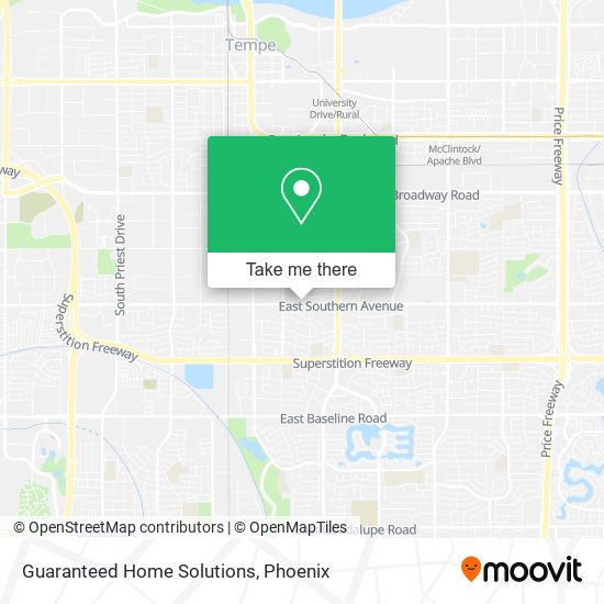 Guaranteed Home Solutions map