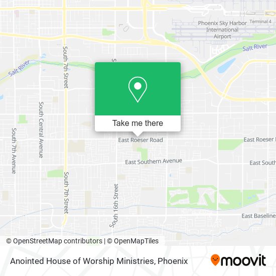 Anointed House of Worship Ministries map