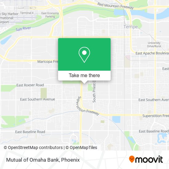 Mapa de Mutual of Omaha Bank