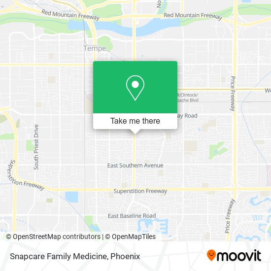 Snapcare Family Medicine map