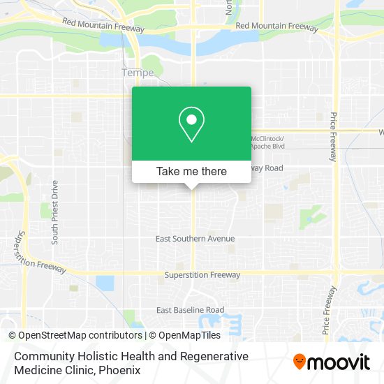 Community Holistic Health and Regenerative Medicine Clinic map