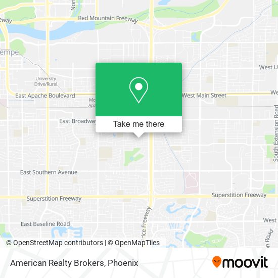 Mapa de American Realty Brokers