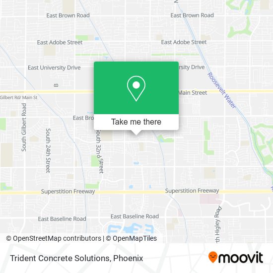 Trident Concrete Solutions map