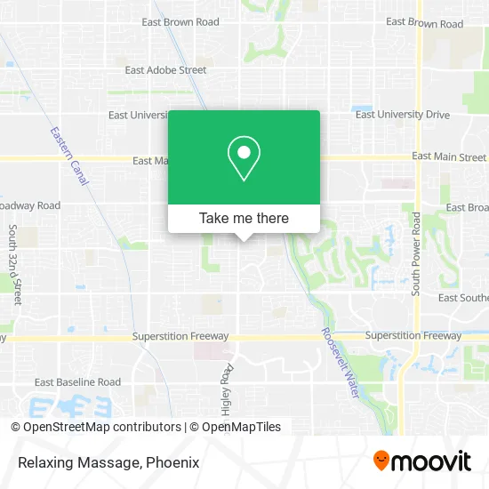 Relaxing Massage map