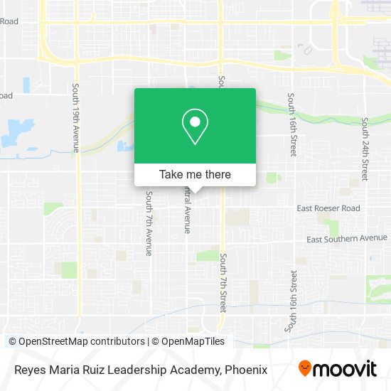 Mapa de Reyes Maria Ruiz Leadership Academy