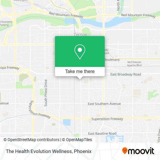 The Health Evolution Wellness map