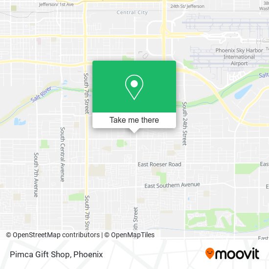 Pimca Gift Shop map