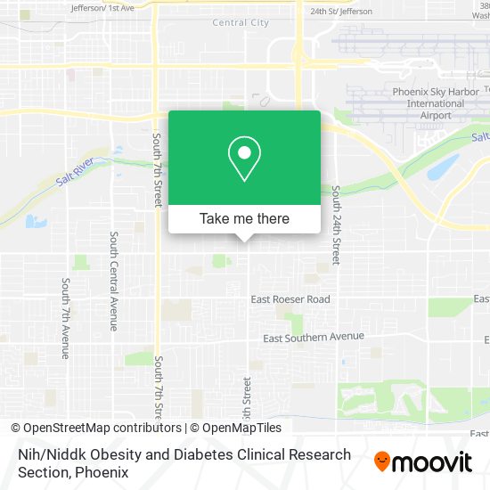 Mapa de Nih / Niddk Obesity and Diabetes Clinical Research Section