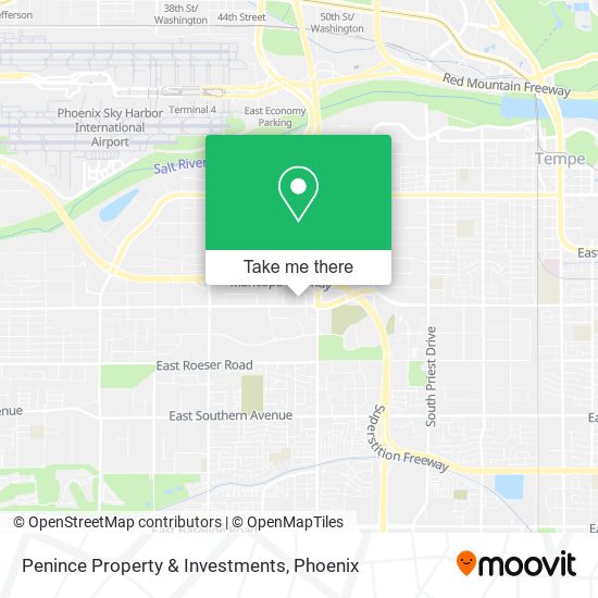 Penince Property & Investments map