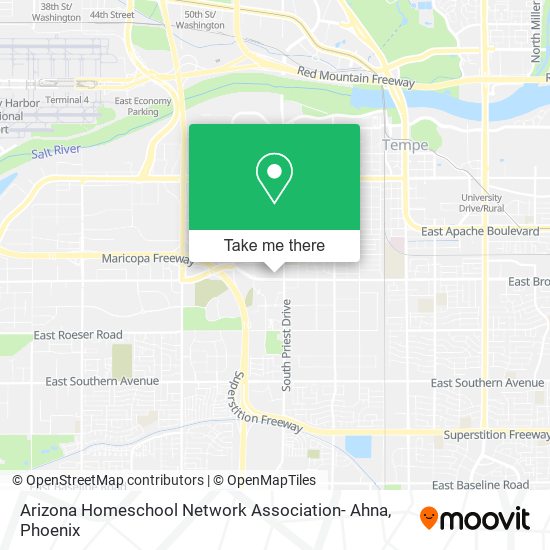 Arizona Homeschool Network Association- Ahna map