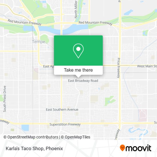Karla's Taco Shop map