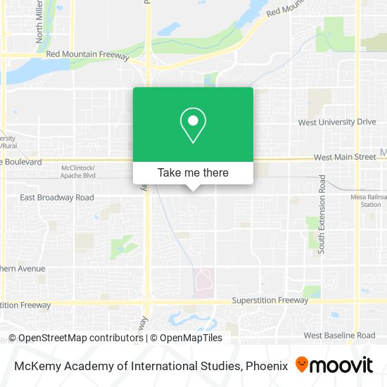 McKemy Academy of International Studies map