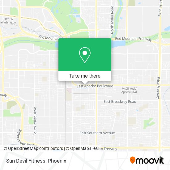 Sun Devil Fitness map