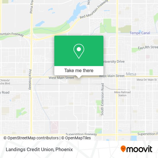 Landings Credit Union map