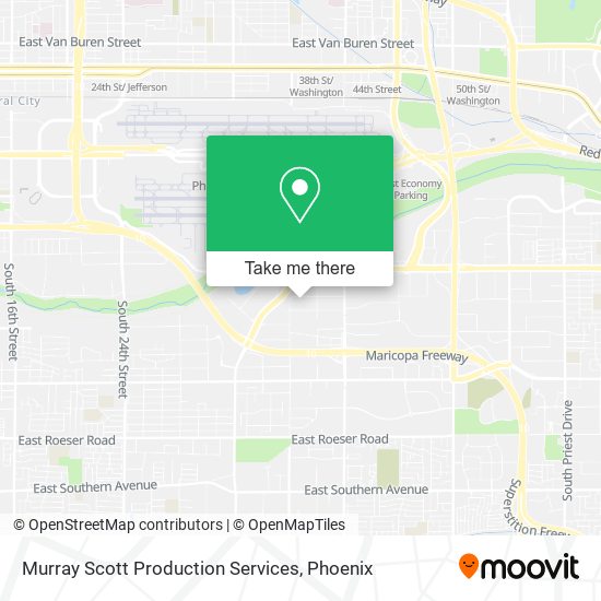 Mapa de Murray Scott Production Services
