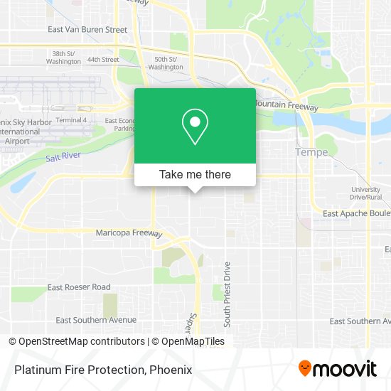 Platinum Fire Protection map