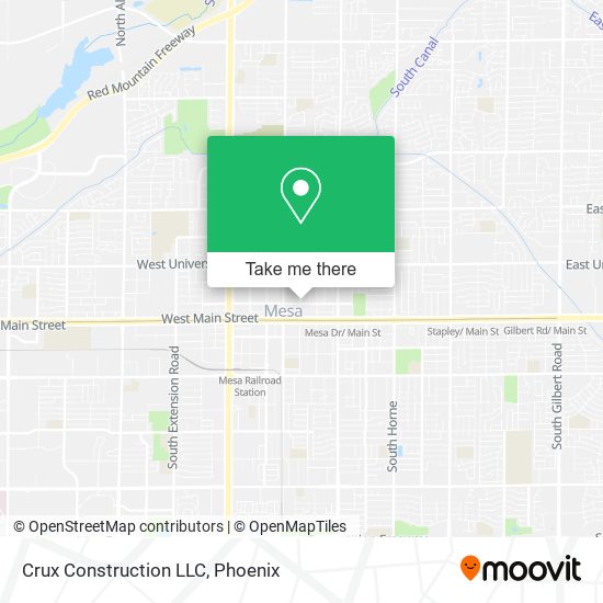 Crux Construction LLC map