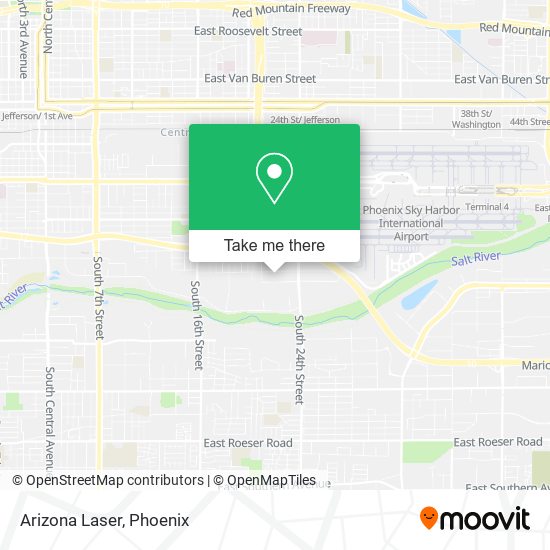 Mapa de Arizona Laser