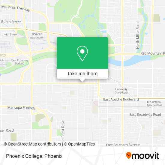 Phoenix College map