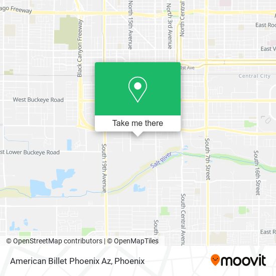 Mapa de American Billet Phoenix Az