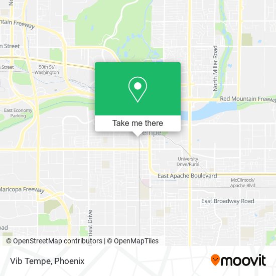 Vib Tempe map