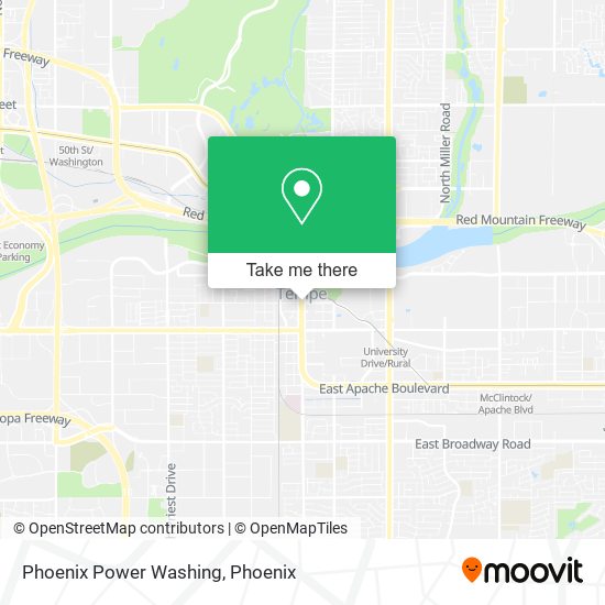 Phoenix Power Washing map