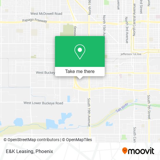 E&K Leasing map