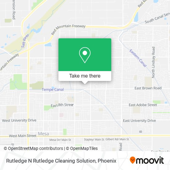 Mapa de Rutledge N Rutledge Cleaning Solution