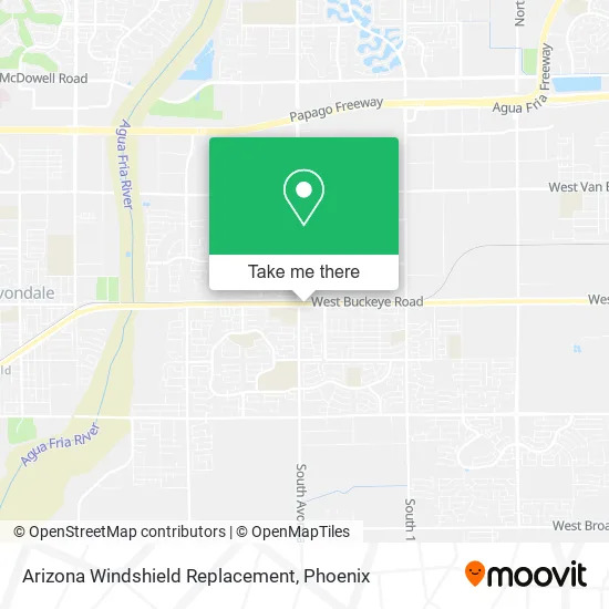 Arizona Windshield Replacement map