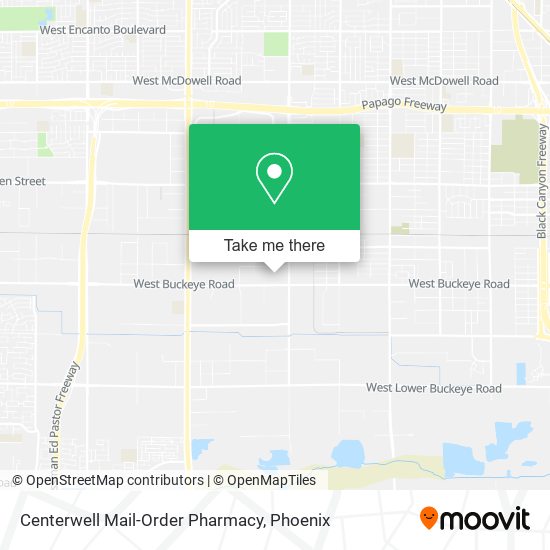 Centerwell Mail-Order Pharmacy map