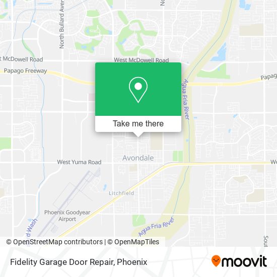 Fidelity Garage Door Repair map