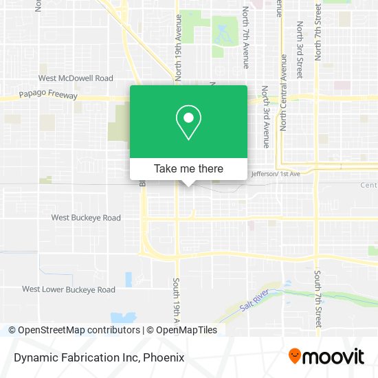 Dynamic Fabrication Inc map