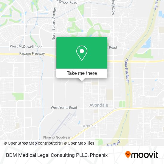 Mapa de BDM Medical Legal Consulting PLLC