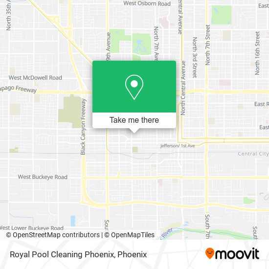 Mapa de Royal Pool Cleaning Phoenix