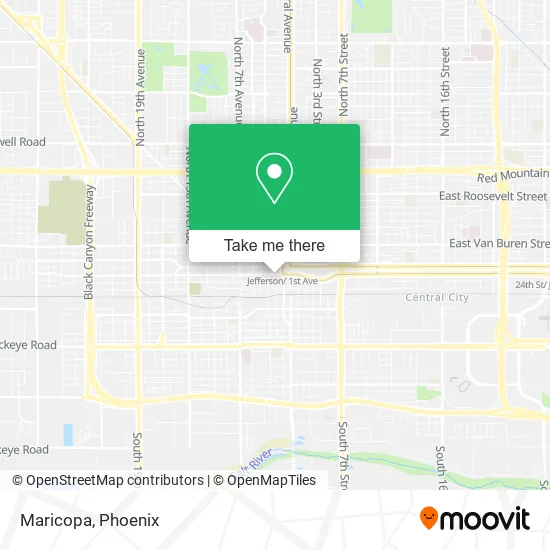 Maricopa map
