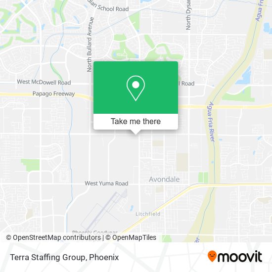 Terra Staffing Group map