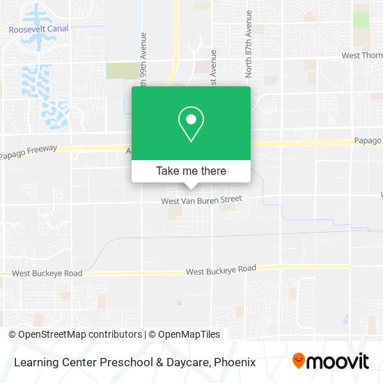 Mapa de Learning Center Preschool & Daycare