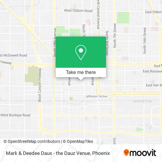 Mark & Deedee Daus - the Dauz Venue map