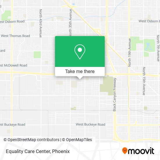 Equality Care Center map