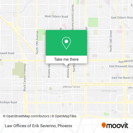 Law Offices of Erik Severino map