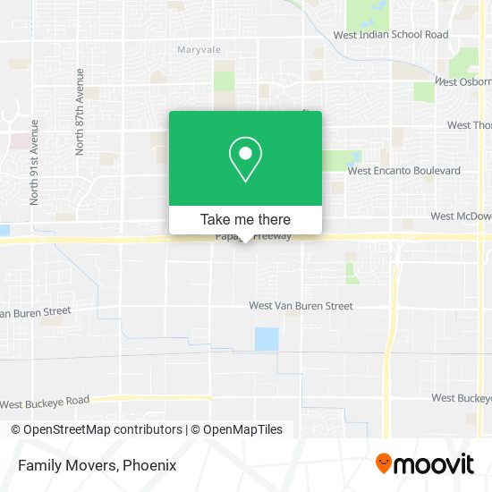 Mapa de Family Movers