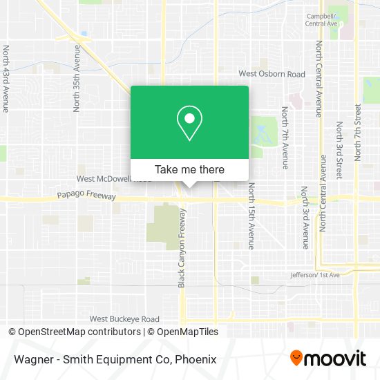 Mapa de Wagner - Smith Equipment Co