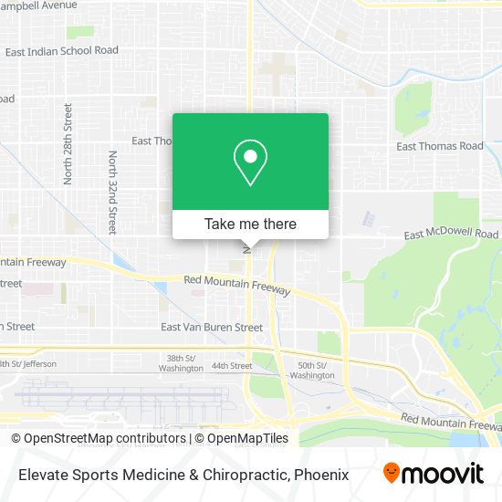 Elevate Sports Medicine & Chiropractic map