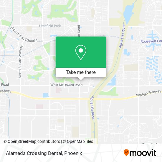 Alameda Crossing Dental map